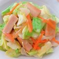 ☆３匹の子ぶた☆'s cooksnap of when they made ぷりぷり高野豆腐とキャベツの甘酢炒め.