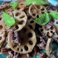 petokko's cooksnap of when they made ★牛肉とレンコンの甘辛炒め★.