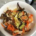 冷蔵庫レスキュー隊's cooksnap of when they made 簡単♡白菜とささみのラーポン中華サラダ.