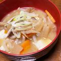ma2kaboch's cooksnap of when they made 肉なしの豚汁、やっぱその名は無豚汁で？.