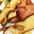 syuri3's cooksnap of when they made ベーコンとたけのこのアンチョビソテー.