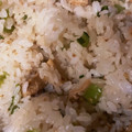 HMりこママ's cooksnap of when they made 小松菜と油揚げの混ぜご飯.