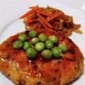 うらく's cooksnap of when they made 冷凍豆腐★和風♪紫蘇ハンバーグ.