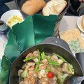 よっちゃんせっちゃん's cooksnap of when they made あさりとエビの簡単アヒージョ.