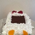 yuki2児のまま's cooksnap of when they made 誕生日。車のケーキ。.