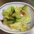 のえもゆ's cooksnap of when they made 簡単副菜♪キャベツの梅おかか和え.
