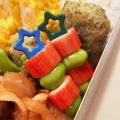 良mama's cooksnap of when they made お弁当に♪＊カニカマと枝豆の彩りピック＊.