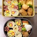 Chaaa_room's cooksnap of when they made くるくるラップサンドイッチ弁当◆運動会に.