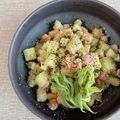 クック39PBPU☆'s cooksnap of when they made うどと蒲鉾の明太子バター炒め.