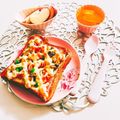mayurich's cooksnap of when they made 冷凍作りおきOK！贅沢きのこトースト.
