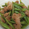 クック6DDPP8☆'s cooksnap of when they made 簡単懐かしい味!ささげ,揚げ,蒟蒻の煮物.