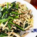 ゆうそら5812's cooksnap of when they made ほうれん草としめじのパスタ.