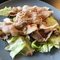 クックYFGU1I☆'s cooksnap of when they made タレがおいしい！豚バラ肉の焼肉サラダ.