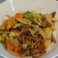 anzi1016's cooksnap of when they made 辛くないプルコギ風炒め.
