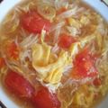まりゆりひろこ's cooksnap of when they made ニラ玉トマトの中華そうめん♪きゅうりも♪.