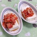 赤い電話's cooksnap of when they made 超簡単！韓国風 冷奴.