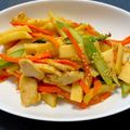mindoママ's cooksnap of when they made たけのこと鶏肉のオイスター味噌炒め.
