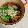 ねこ神様's cooksnap of when they made ぶりのぽかぽか白だし生姜鍋.