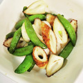 くみん1008's cooksnap of when they made スナップえんどうとちくわの白だし炒め.