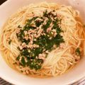 emola's cooksnap of when they made ネギと挽肉のあったか♡鶏ガラ塩にゅうめん.