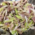 星めぐり姫's cooksnap of when they made 夫も大喜び♪セブンの砂肝ずりポン風♪.