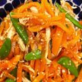 しくらめんたいこ's cooksnap of when they made ほうれん草、人参、ササミの胡麻和え.