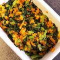 はむたはむた's cooksnap of when they made 三色丼にも！小松菜とにんじんのふりかけ.
