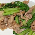 yummy?'s cooksnap of when they made 【農家のレシピ】小松菜と豚肉の炒め物.