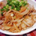 ♡arisa♡'s cooksnap of when they made 簡単☆豚バラと玉ねぎのポン酢炒め.