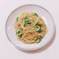まあまま☆0403's cooksnap of when they made しらすとオクラの和風スパゲティ❤️.