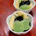 ルぴあ's cooksnap of when they made 刺身こんにゃく長芋ワカメの辛子酢味噌和え.