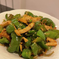わか★'s cooksnap of when they made ピーマンと油揚げとじゃこの和風炒め.