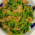 ピョンちゃん★'s cooksnap of when they made 豚肉とにんにくの芽炒め.