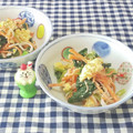 みかかめ's cooksnap of when they made 小松菜と卵の中華サラダ.