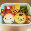 ★ｋｙｏｎ．'s cooksnap of when they made キャラ弁＊キティ・マイメロ・プリン.