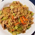 ちゃまたまご's cooksnap of when they made もつ鍋リメイク♪もつ焼きそば.