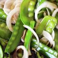 なおこうくん's cooksnap of when they made 絹さやエンドウの大量消費　中華タレ漬け.