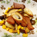 Ｍatu☆Music's cooksnap of when they made しめちく炒め.