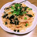 りっぽー's cooksnap of when they made 簡単☆生クリーム無し！絶品明太子パスタ.
