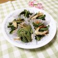 クックI7I5L1☆'s cooksnap of when they made こごみとちくわのぬた。簡単おつまみ。.