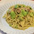 お料理勉強人's cooksnap of when they made ベーコンとそら豆のカルボナーラ.