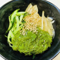 azbjbn's cooksnap of when they made 新玉ねぎときゅうりのもずく酢.