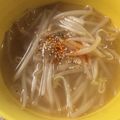 ベティ３'s cooksnap of when they made もやしで満腹w塩ラーメン風❀もやしスープ.