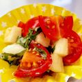miyo・'s cooksnap of when they made トマトと長芋の胡麻ポン和え♪お弁当にも.