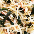 yukakoyamagisi's cooksnap of when they made もやしとワカメの絶品ナムル.