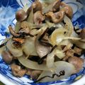 ささささ＆＊'s cooksnap of when they made 塩昆布の砂肝炒め.