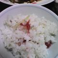 rinatu's cooksnap of when they made 土鍋で！梅とシラスの釜飯・・・.