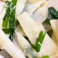 kimupi's cooksnap of when they made じゃが芋とにらのコチュジャン・チーズ炒め.