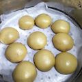 ピースケィ's cooksnap of when they made 黒糖まんじゅう2(皮の配合を変え).