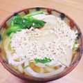 tekkokko☆'s cooksnap of when they made 麺つゆで簡単♡いなり寿司 きつねうどんに.
